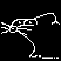 My profile picture. Instead of the usual one, now it moves up and down.